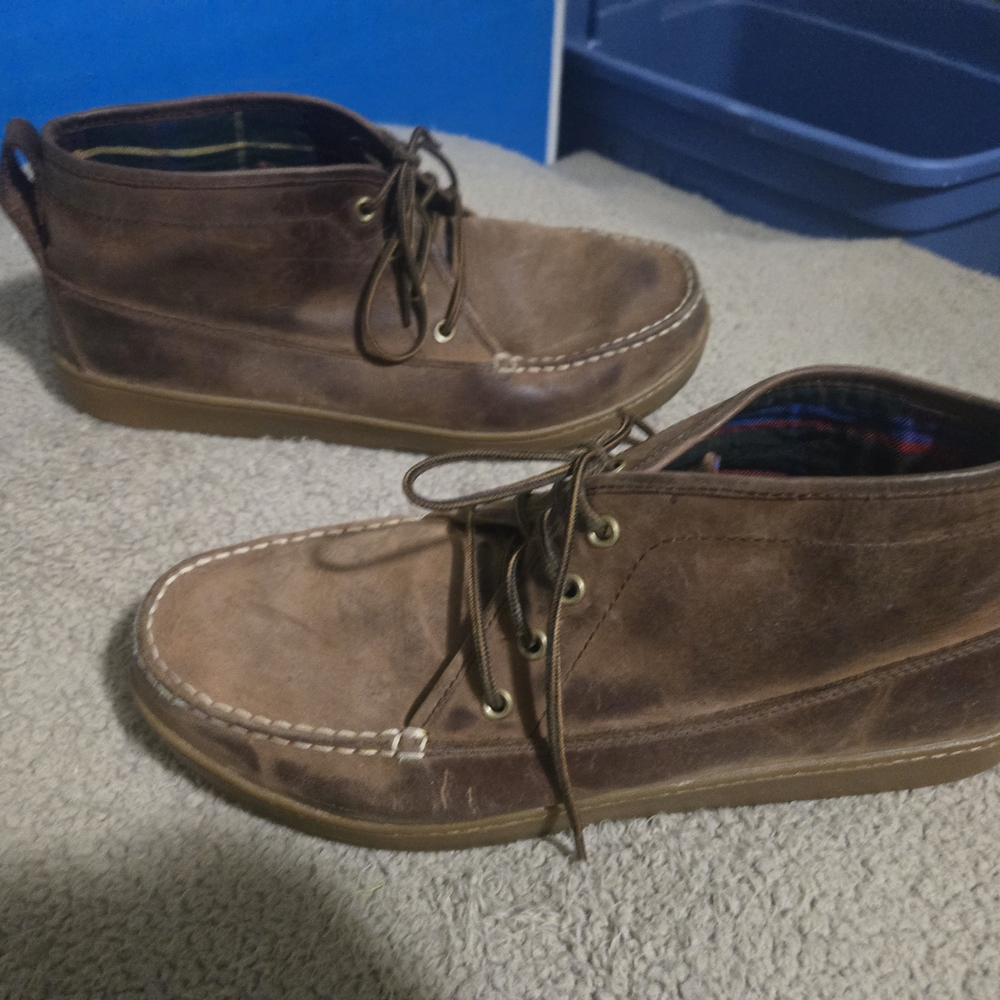 L.L. Bean Brown Leather Chukka Boots